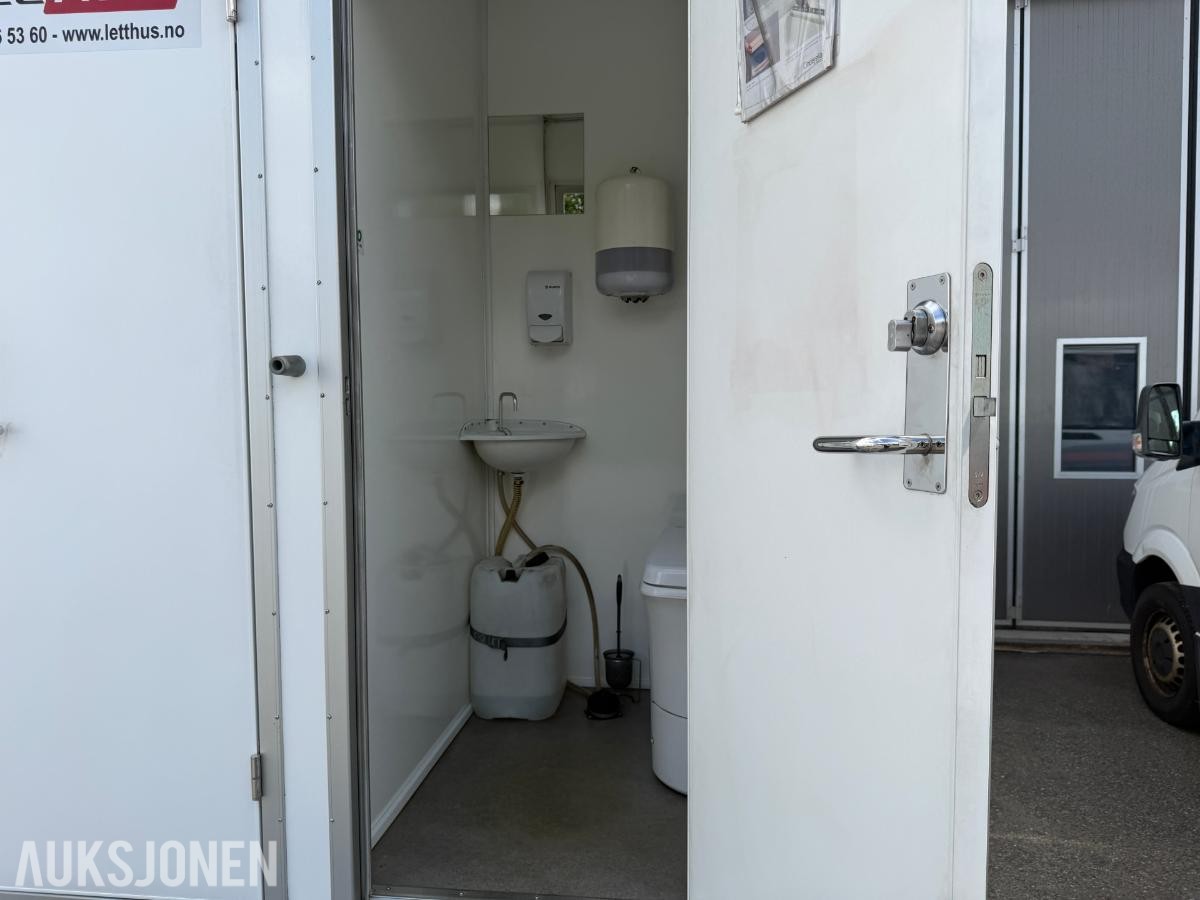 2021 Lett hus 302 mannskapsvogn med toalett - lite brukt