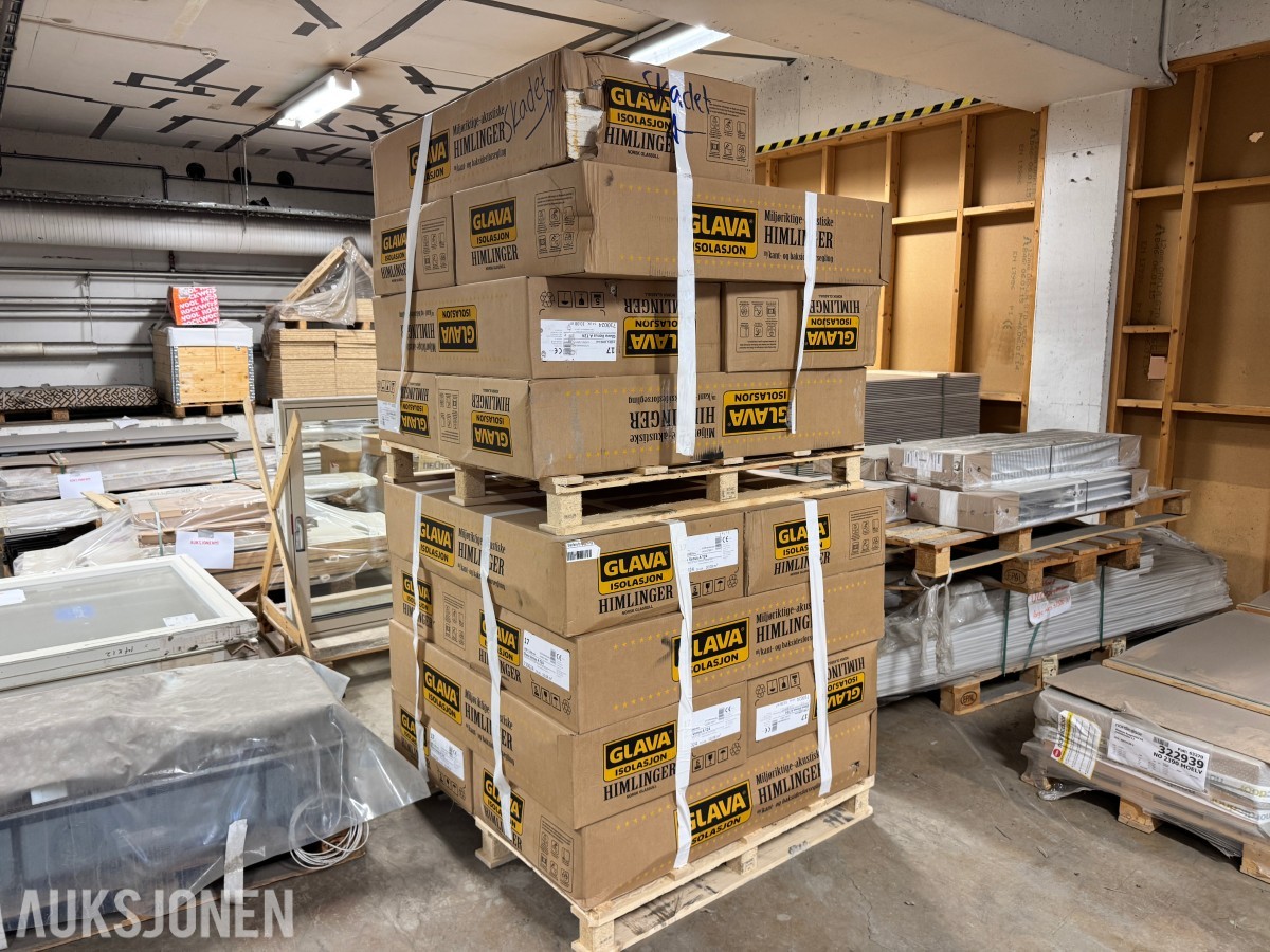 2 paller Glava Venus A T24 17x600x1200 systemhimlling