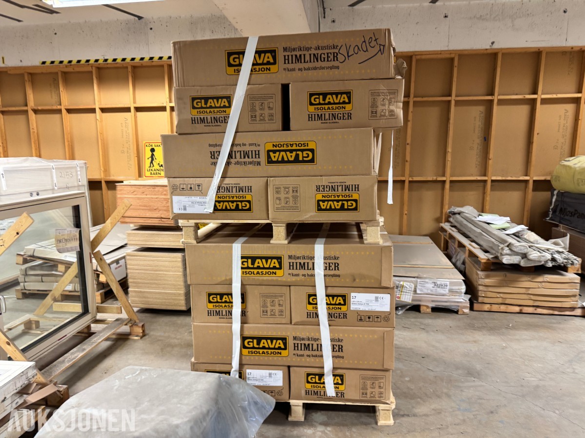 2 paller Glava Venus A T24 17x600x1200 systemhimlling