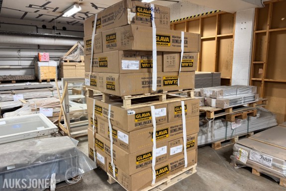 2 paller Glava Venus A T24 17x600x1200 systemhimlling