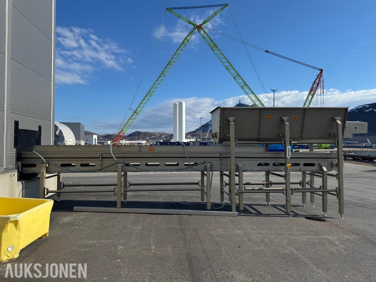 Komplett inntakslinje for prosessering av marine råvarer, Rustfritt utførelse
