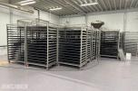 Industrivogner i rustfritt stål med tippeenhet, 60 stk