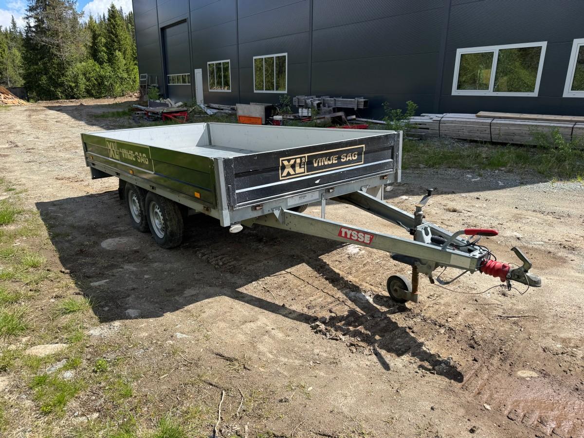 2020 Tysse planhenger 2.600 kg Nedfellbare karmer