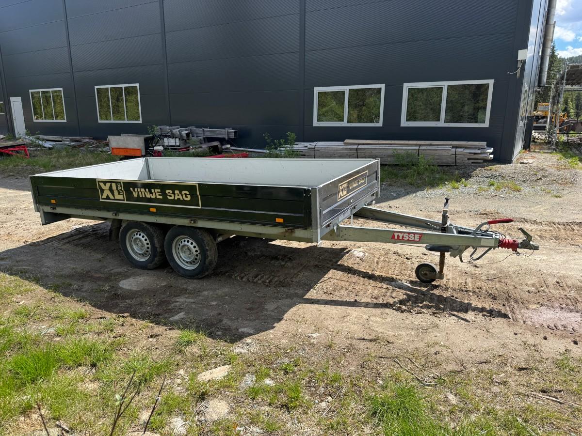 2020 Tysse planhenger 2.600 kg Nedfellbare karmer