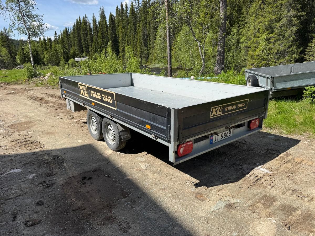 2020 Tysse planhenger 2.600 kg Nedfellbare karmer