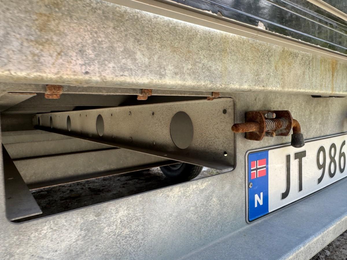 2020 Tysse planhenger 2.600 kg Nedfellbare karmer