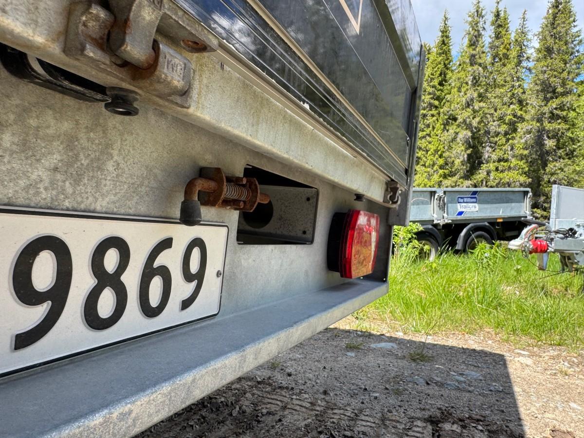 2020 Tysse planhenger 2.600 kg Nedfellbare karmer