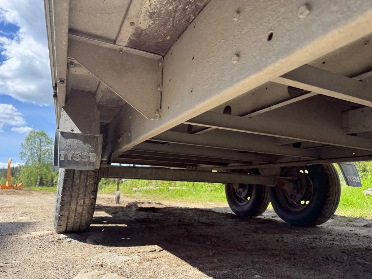 2020 Tysse planhenger 2.600 kg Nedfellbare karmer