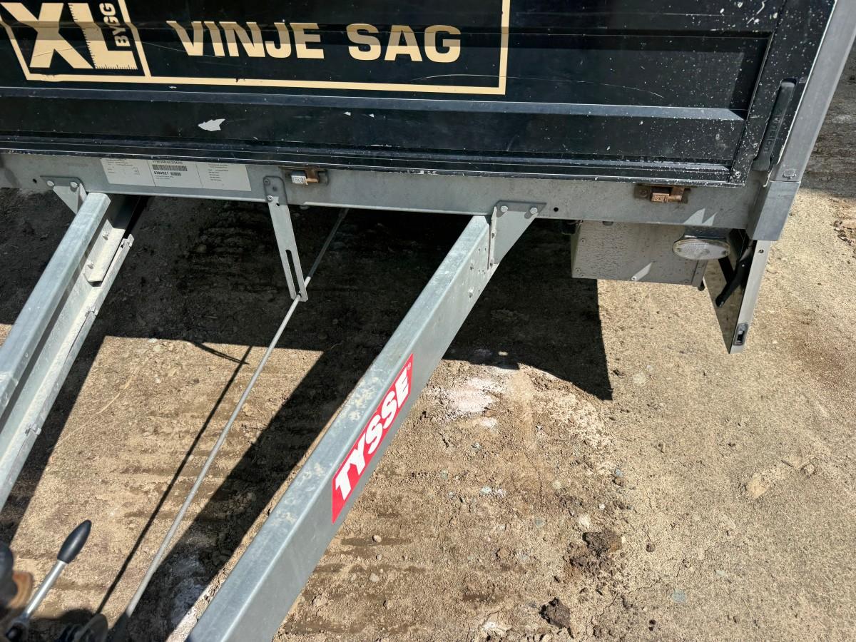 2020 Tysse planhenger 2.600 kg Nedfellbare karmer