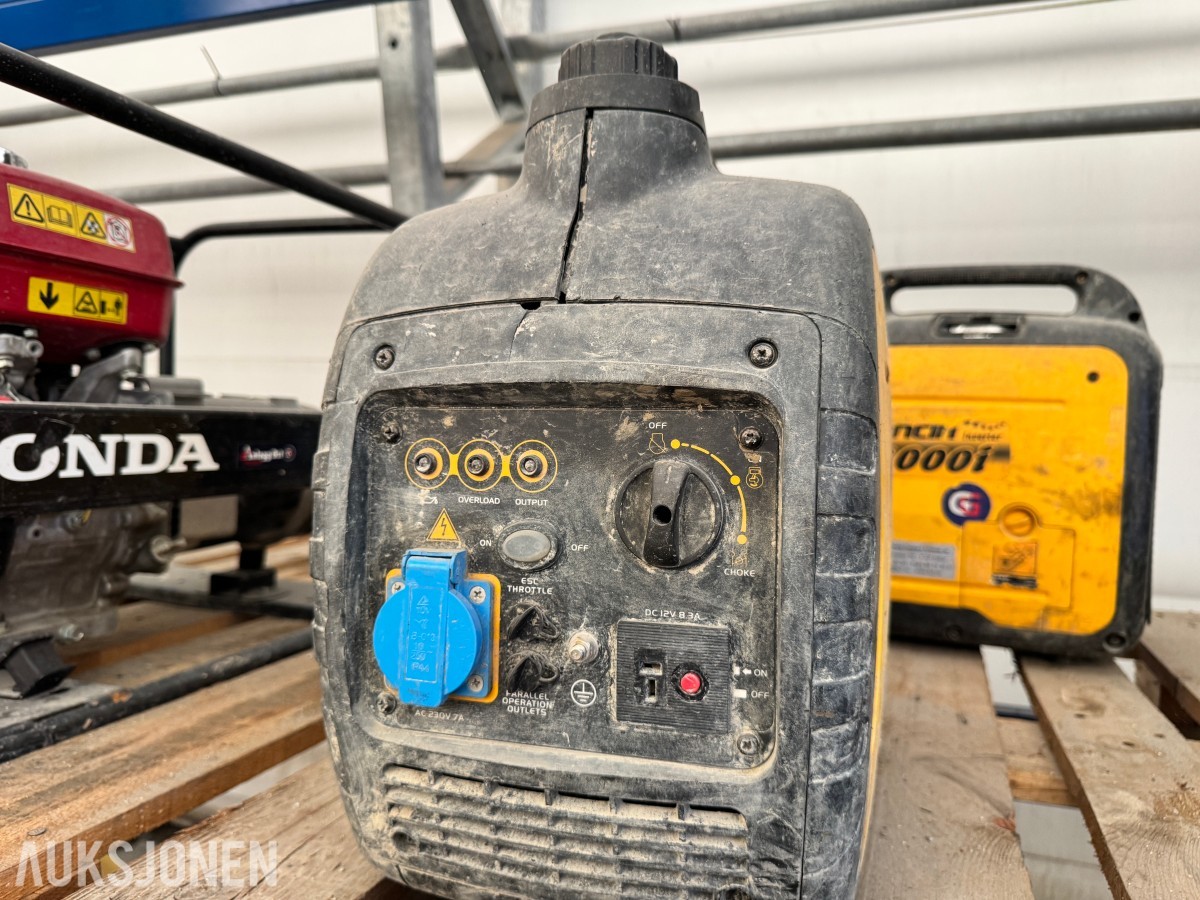 Loncin 2000i stillegående aggregat 230 Volt 