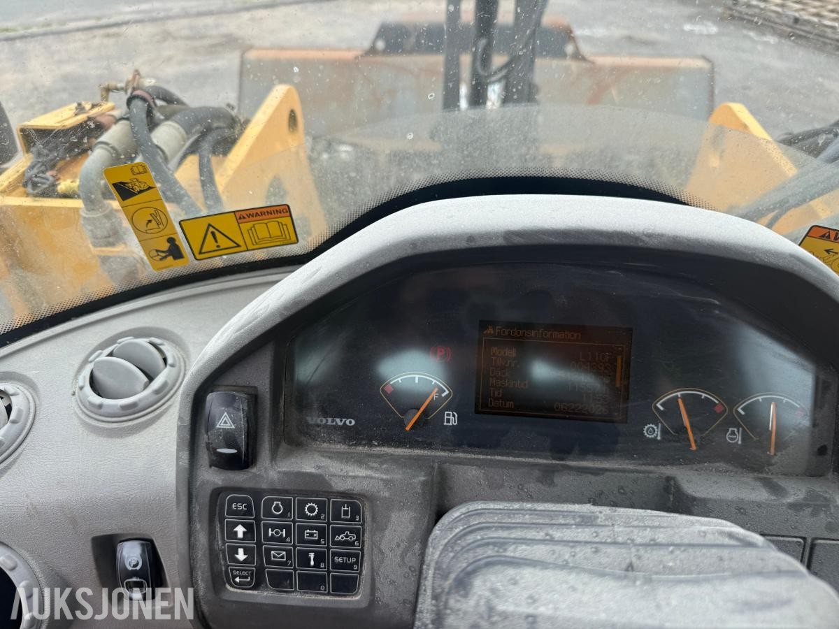 2009 Volvo L110F HJULLASTER SKUFF SENTRALSMØRING 3. og 4.FUNKSJON