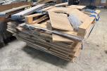Ca. 1 pall eikeparkett / parkettgulv 30cm Brede plank