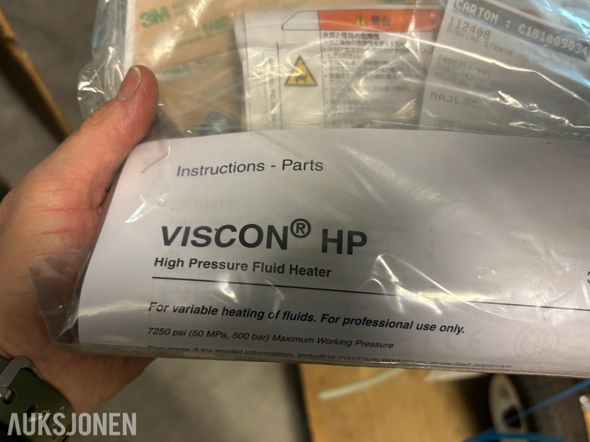 Graco Merkur sprøytesystem med Viscon HP væskevarmer – Ubrukt