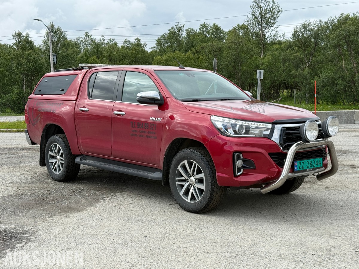 2019 Toyota HiLux, 2,4 150hk 4WD aut 4d, 192000km