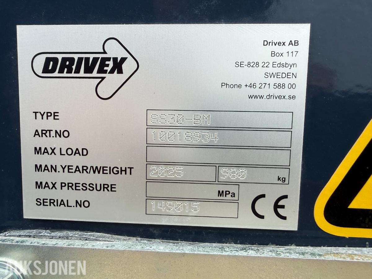 2025 Drivex Strøskuffe 3,3 m³ BM-feste, LITE BRUKT