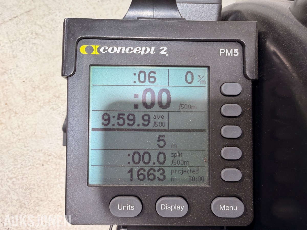 2021 Concept2 RowErg romaskin med PM5 Performance Monitor