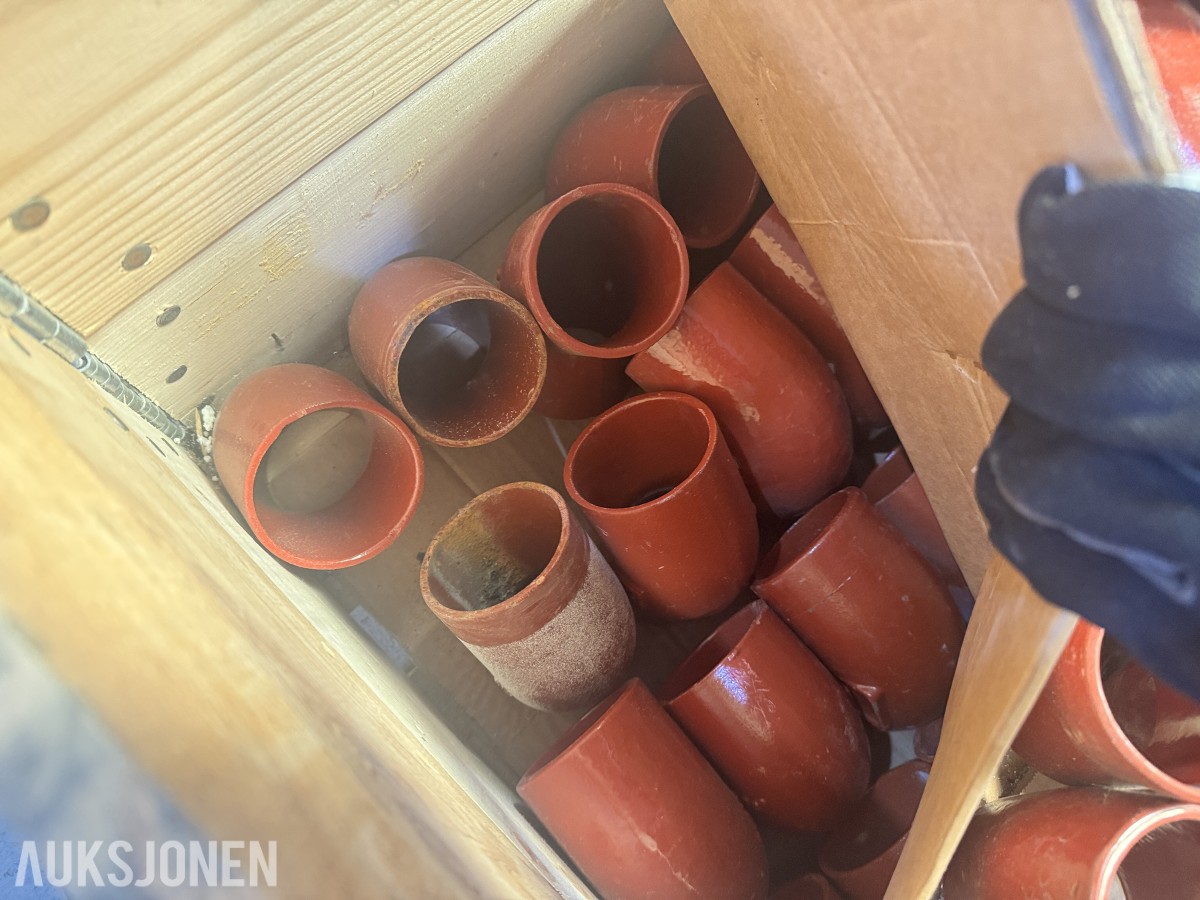 2 Paller NYTT MA rørdeler/koblinger/vinkler ++