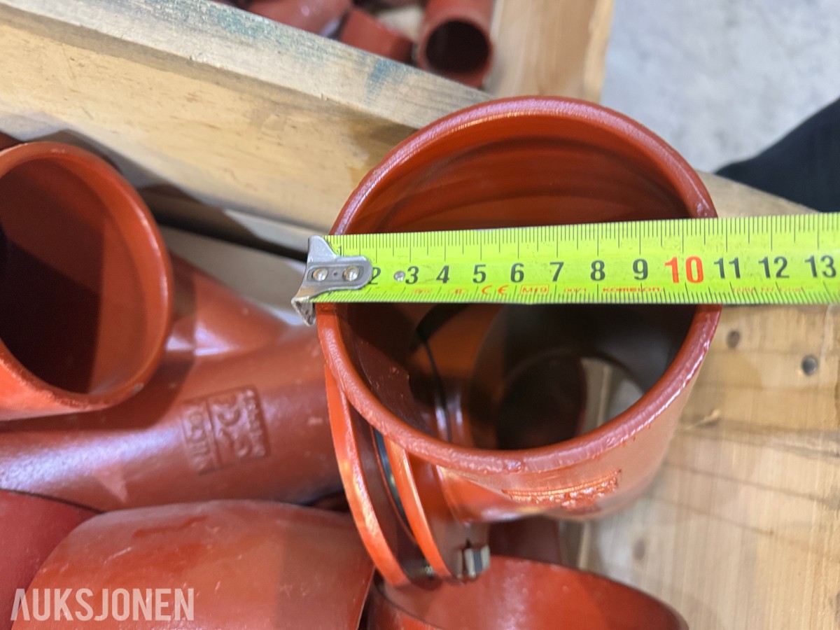 2 Paller NYTT MA rørdeler/koblinger/vinkler ++