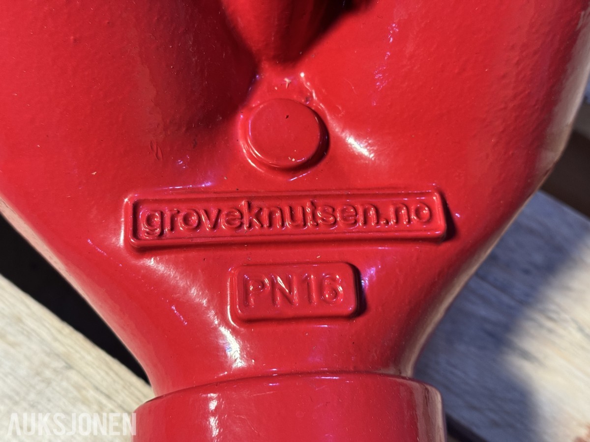 2 stk NYE Grove Knutsen Grenrør 2,5x3 NOR-1 brannkobling