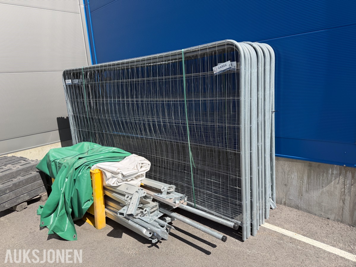 Ca 23 stk byggjerder med føtter