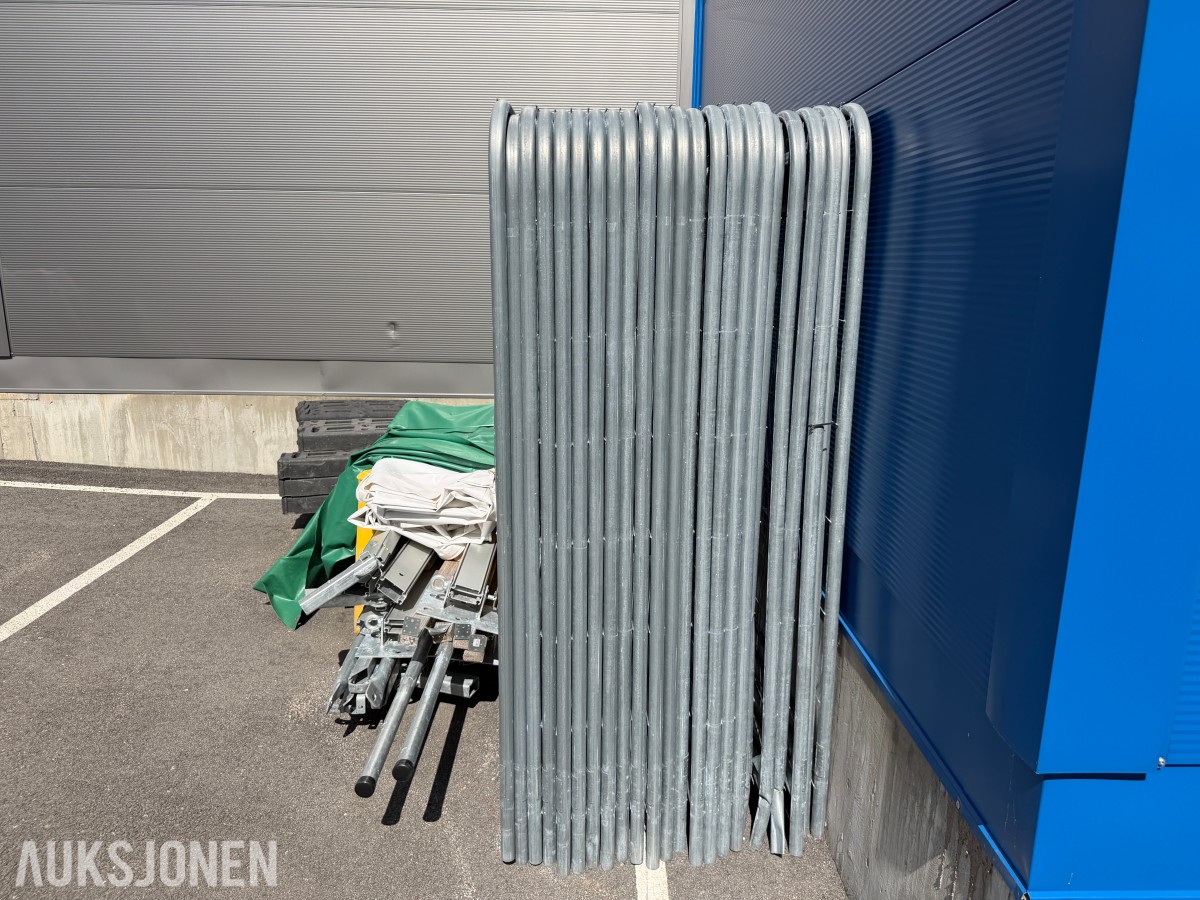 Ca 23 stk byggjerder med føtter