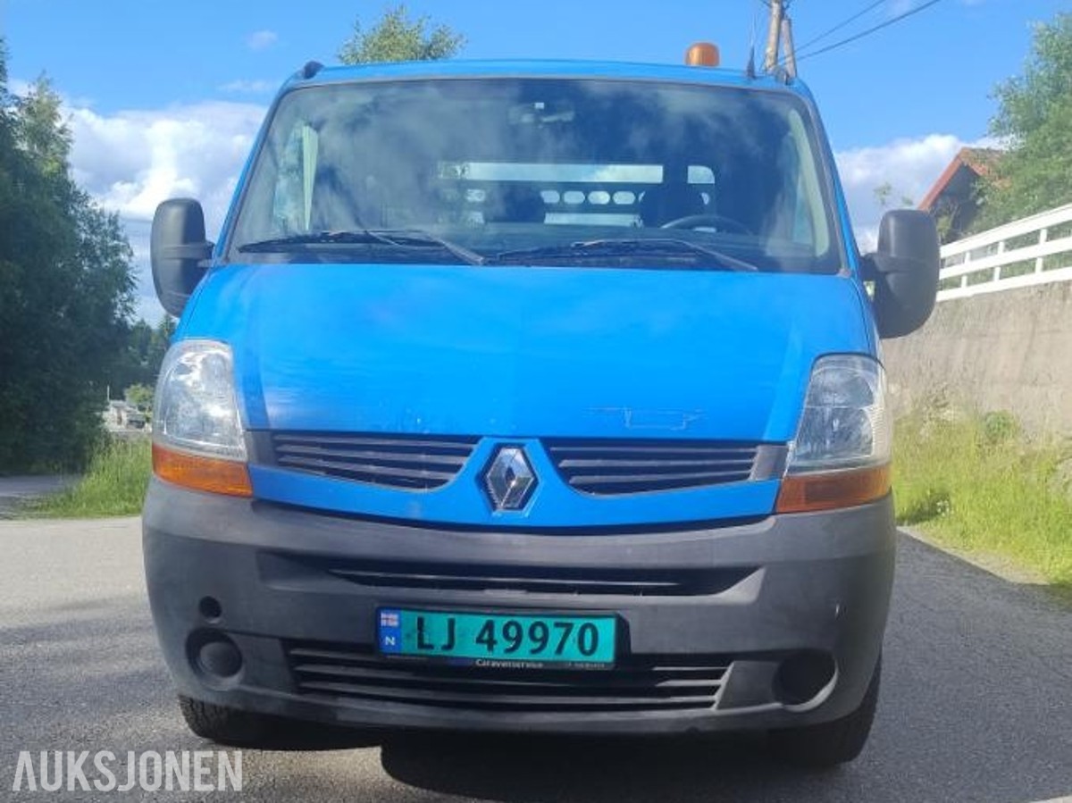 2008 Renault Master 2.5 Diesel - med kran, 190500km, Hengerfeste