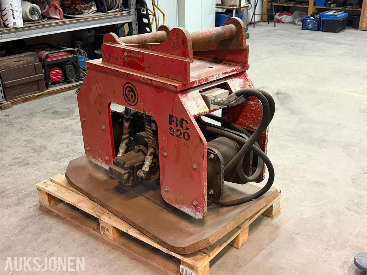 Atlas Copco RC920 hydraulisk vibroplate / komprimeringsplate / S60 feste