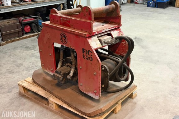 Atlas Copco RC920 hydraulisk vibroplate / komprimeringsplate / S60 feste