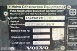 2017 Volvo EC250EL beltegravemaskin, 8660 timer, OQ70 HK-feste