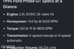 1995 Ford Probe 2.5 GT  V6 24V