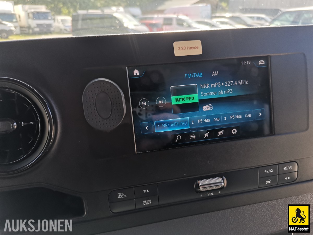 2021 Mercedes-Benz Sprinter 190 HK SKAP KJØLEBIL AUTOMAT CRUISE VARMER 