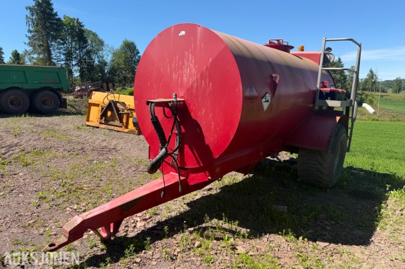 2015 Fuel Proof 6000 liters dieseltank - Fill-Rite literteller - slangetrommel og pumpe - UN 1202 ADR-merket - CE-merket