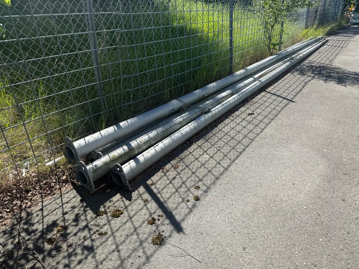 Formenta flaggstenger, 6 stk.