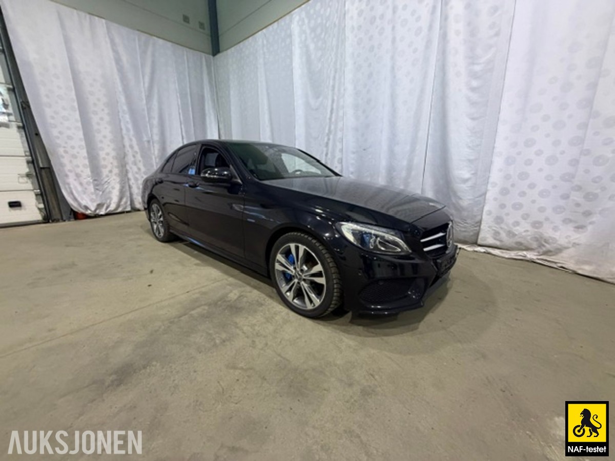 2018 Mercedes-Benz C350E AMG NATTPAKKE LUFTFJÆRING ADAPTIV CRUISE