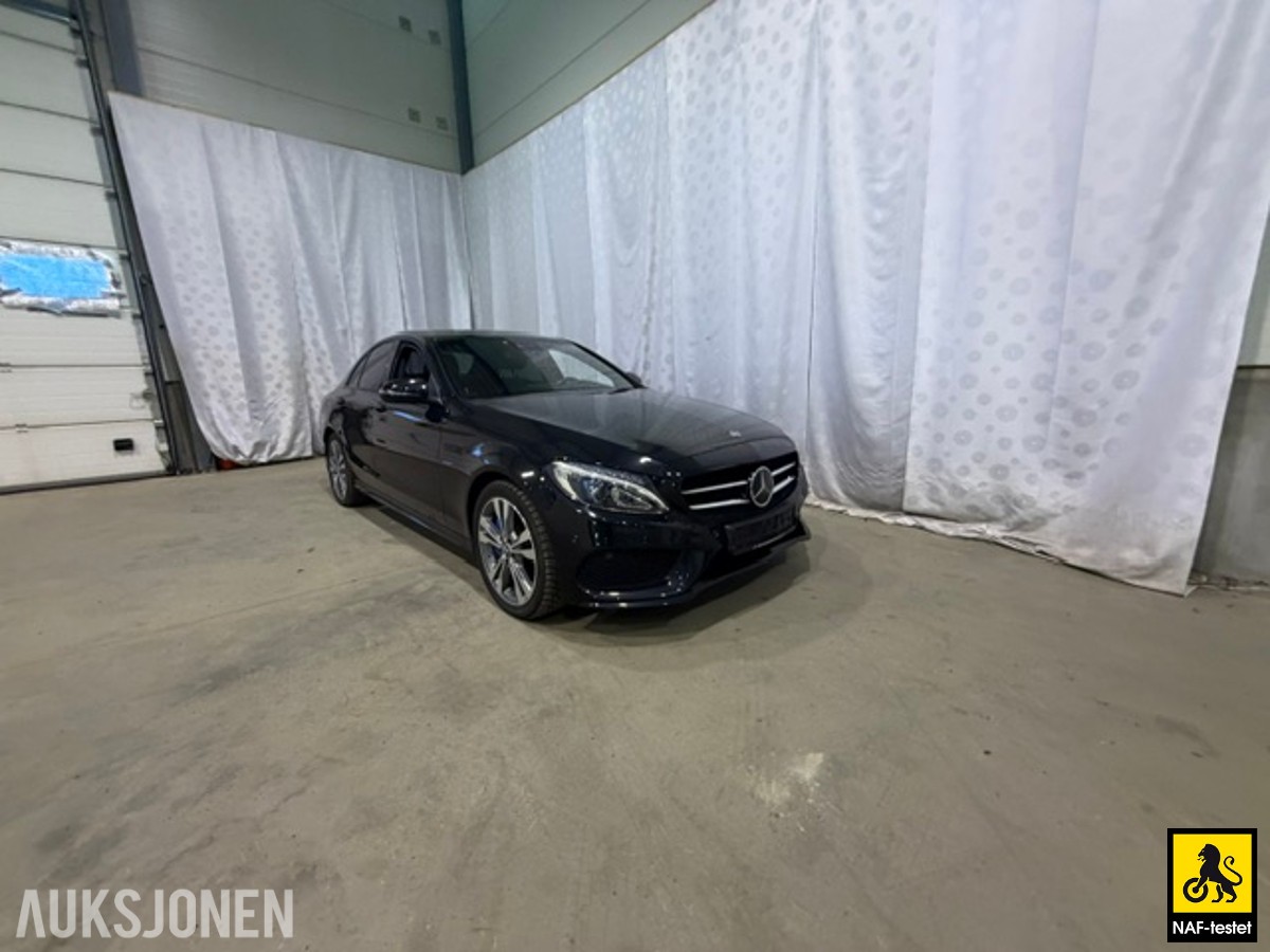 2018 Mercedes-Benz C350E AMG NATTPAKKE LUFTFJÆRING ADAPTIV CRUISE