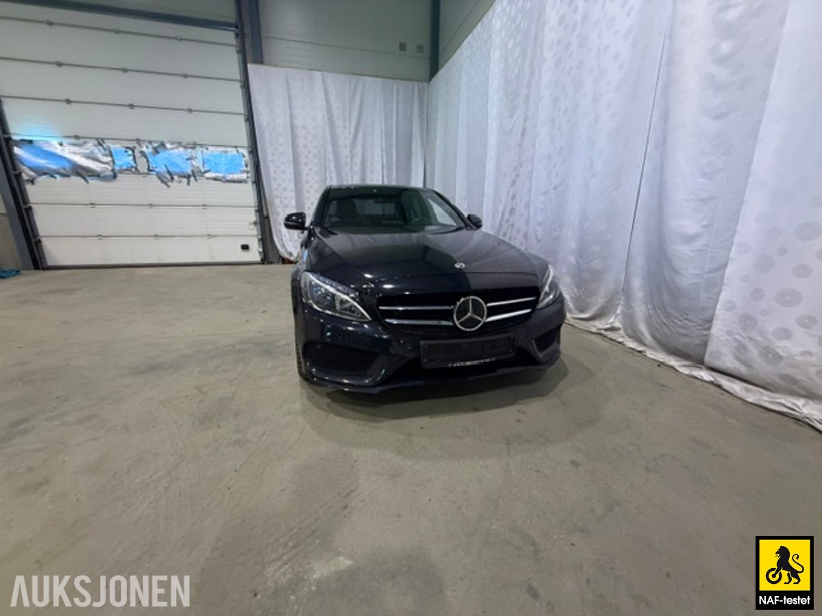 2018 Mercedes-Benz C350E AMG NATTPAKKE LUFTFJÆRING ADAPTIV CRUISE