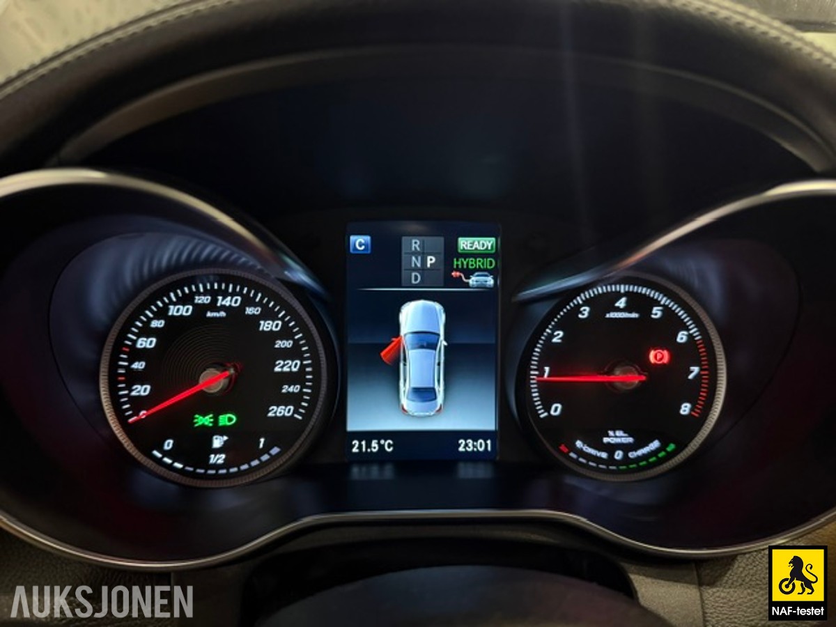 2018 Mercedes-Benz C350E AMG NATTPAKKE LUFTFJÆRING ADAPTIV CRUISE