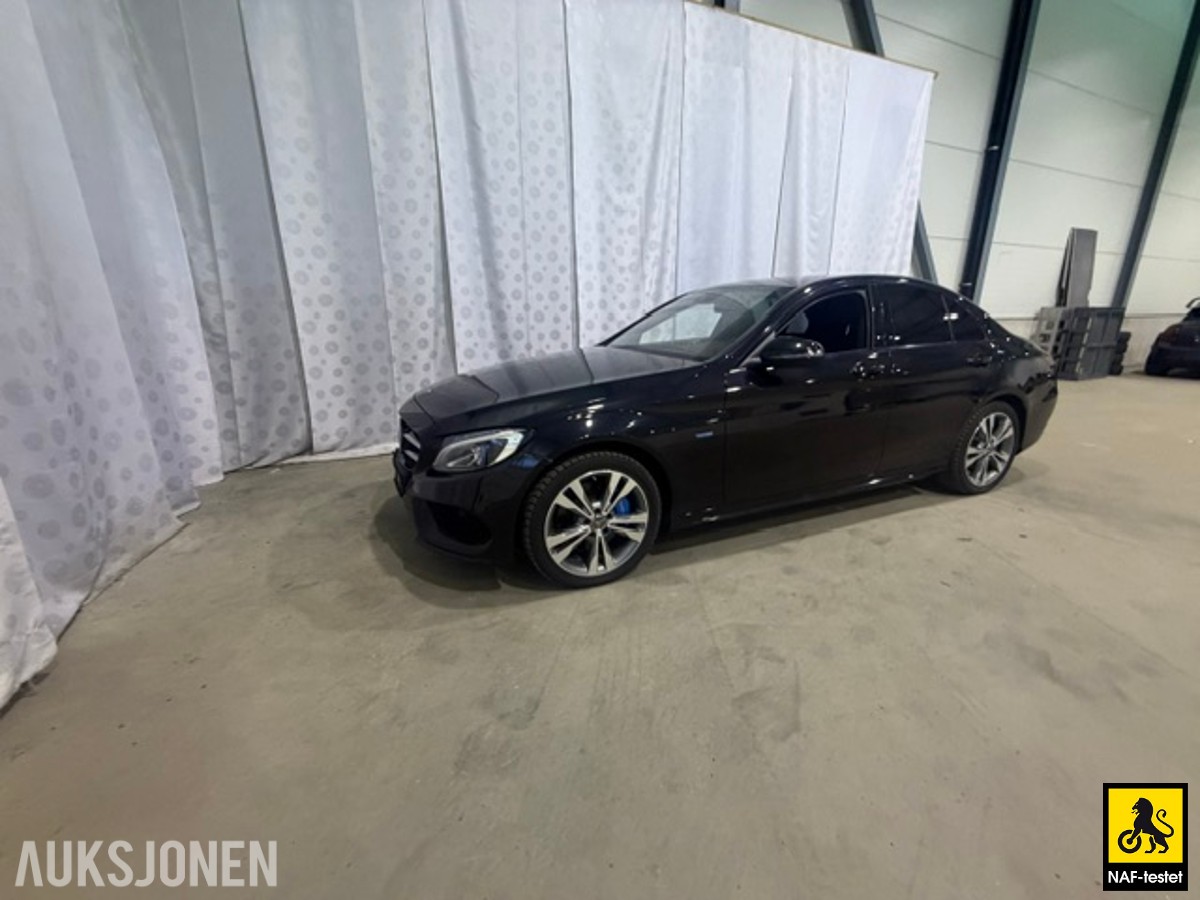 2018 Mercedes-Benz C350E AMG NATTPAKKE LUFTFJÆRING ADAPTIV CRUISE