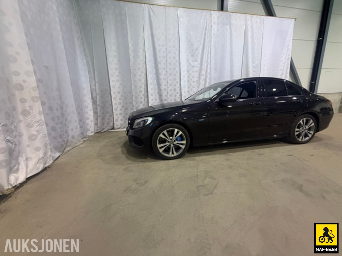 2018 Mercedes-Benz C350E AMG NATTPAKKE LUFTFJÆRING ADAPTIV CRUISE