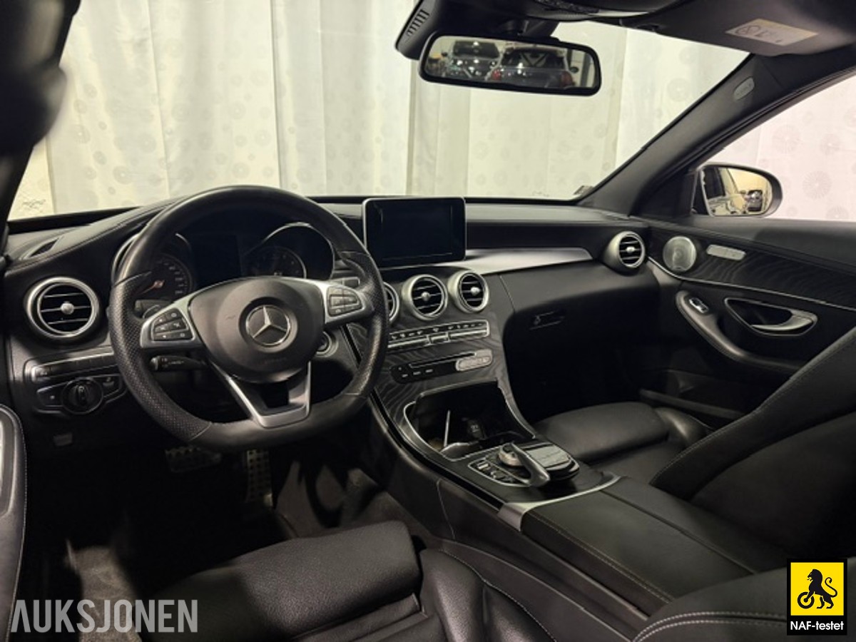 2018 Mercedes-Benz C350E AMG NATTPAKKE LUFTFJÆRING ADAPTIV CRUISE