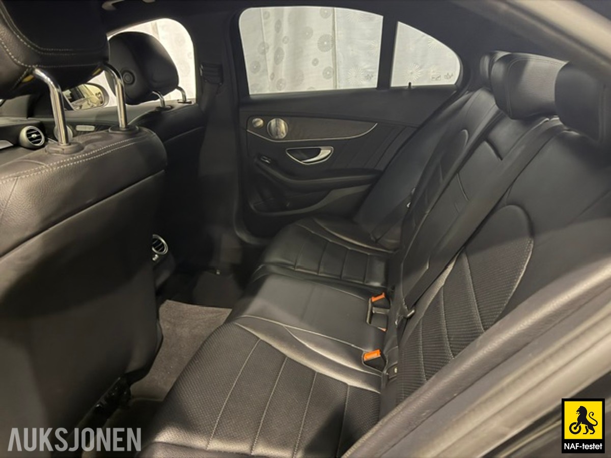 2018 Mercedes-Benz C350E AMG NATTPAKKE LUFTFJÆRING ADAPTIV CRUISE