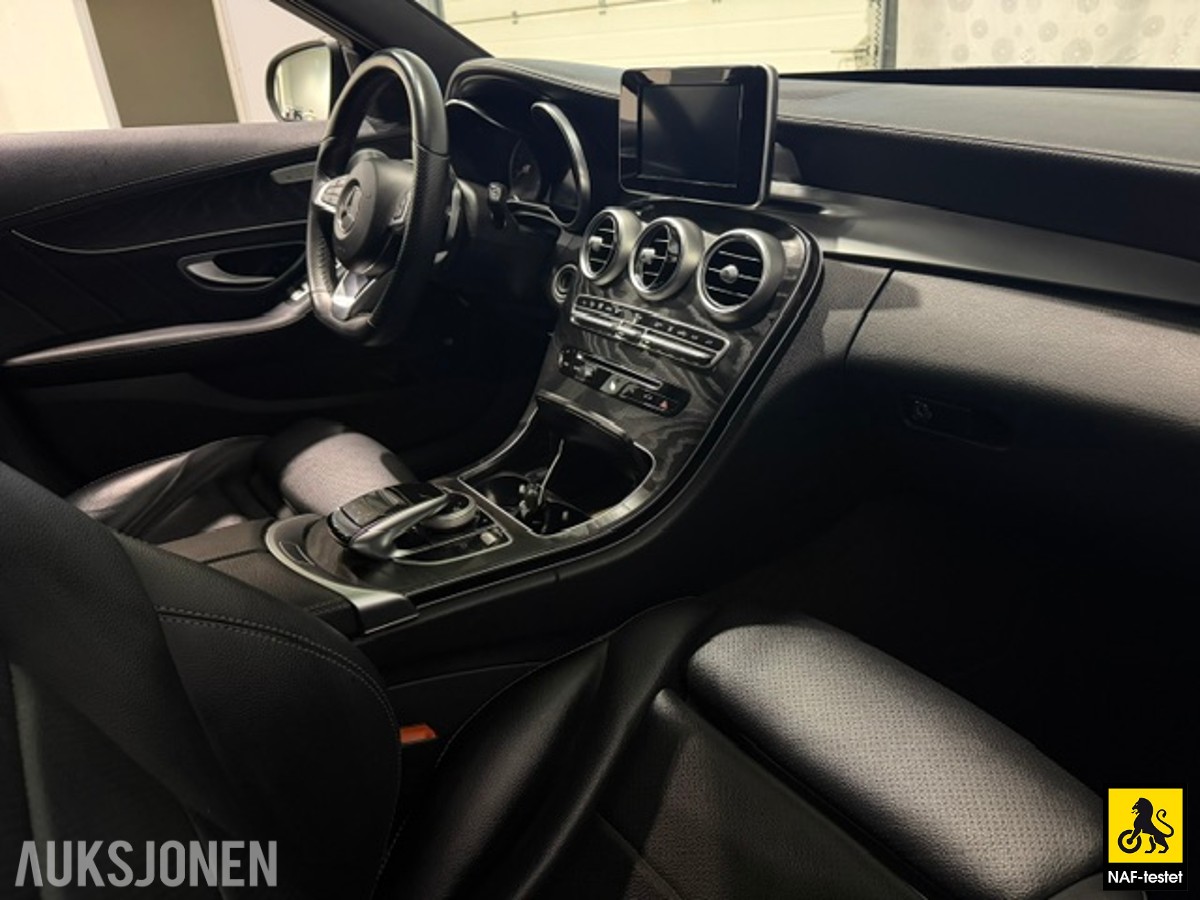 2018 Mercedes-Benz C350E AMG NATTPAKKE LUFTFJÆRING ADAPTIV CRUISE