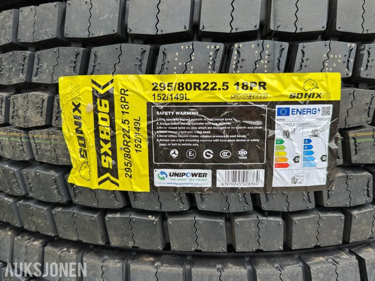 2025 Sonix lastebildekk / M+S / 295/80R22.5