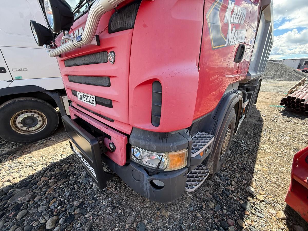 2006 Scania R500 Tippbil med brøyteplate