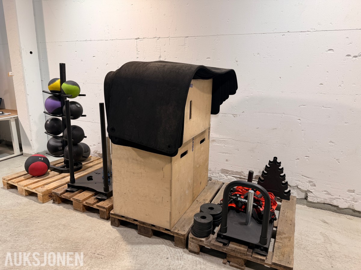 Eleiko og P2I treningsutstyr - plyobokser, sleder, medisinballer og tilbehør