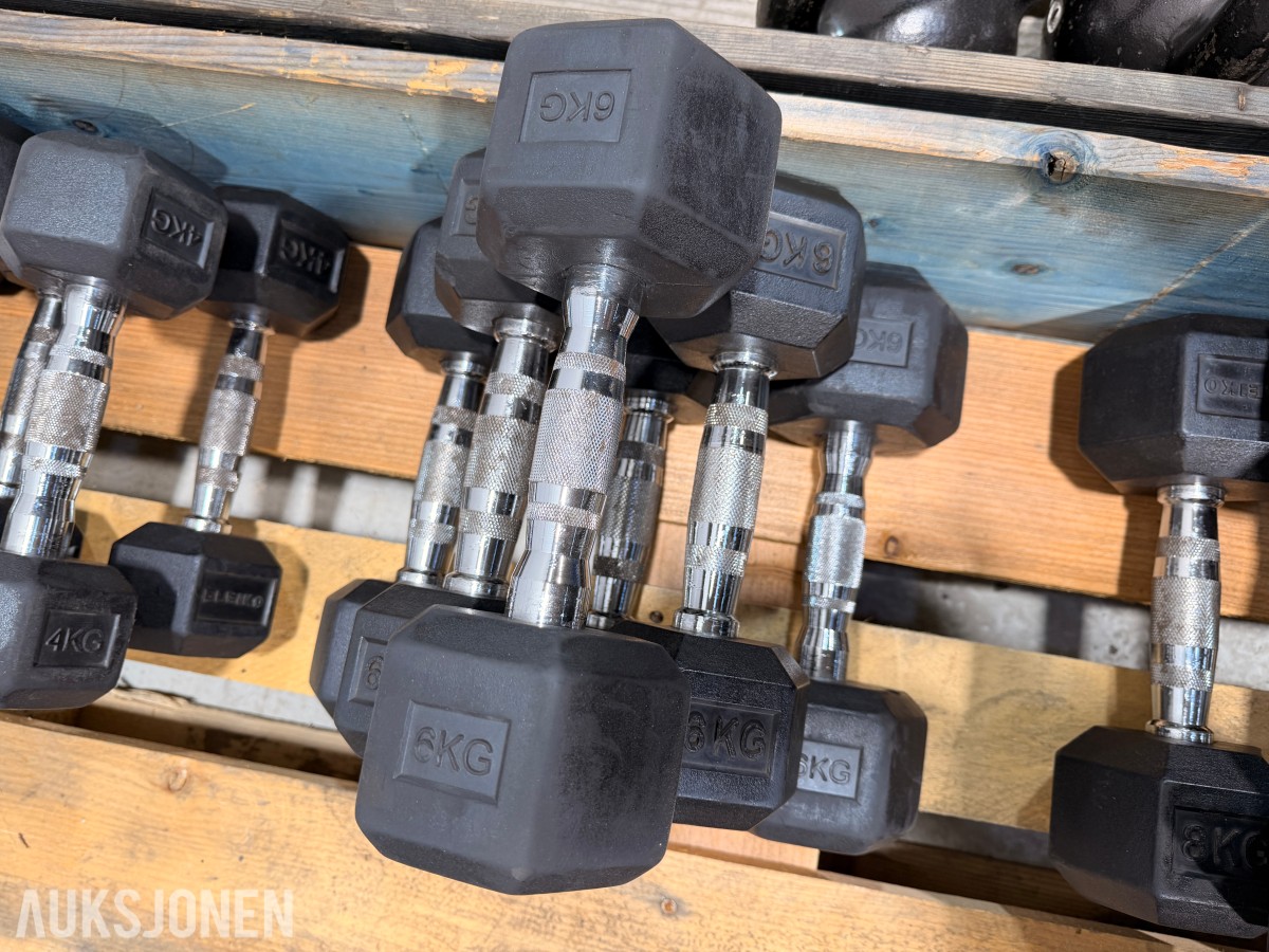 Eleiko treningsutstyr - manualer, kettlebells, treningsbenk, Trap Bar og manualstativ