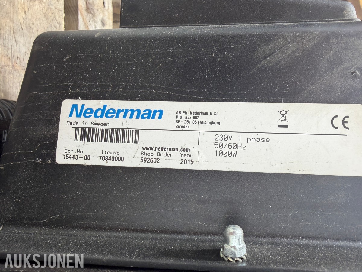 2015 Nederman FE840 mobilt sveiserøykavsug – 230V / 1000W