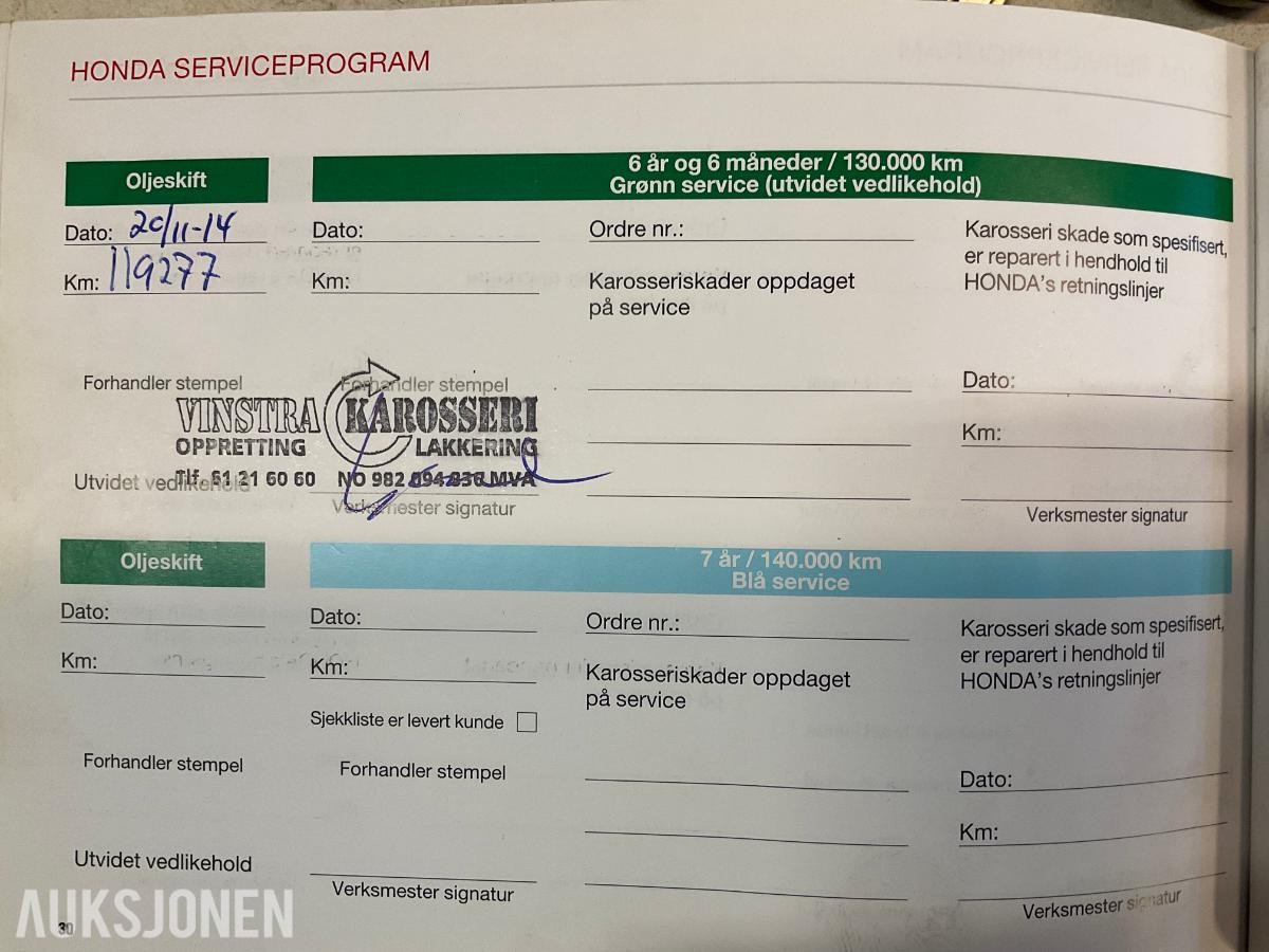 2004 Honda CR-V 2.0-150 hk Bensin 4WD