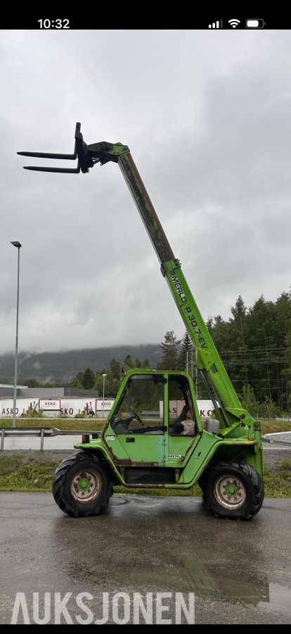 1993 Merlo Teleskoptruck m/skuffe og pallegaffler 4WD