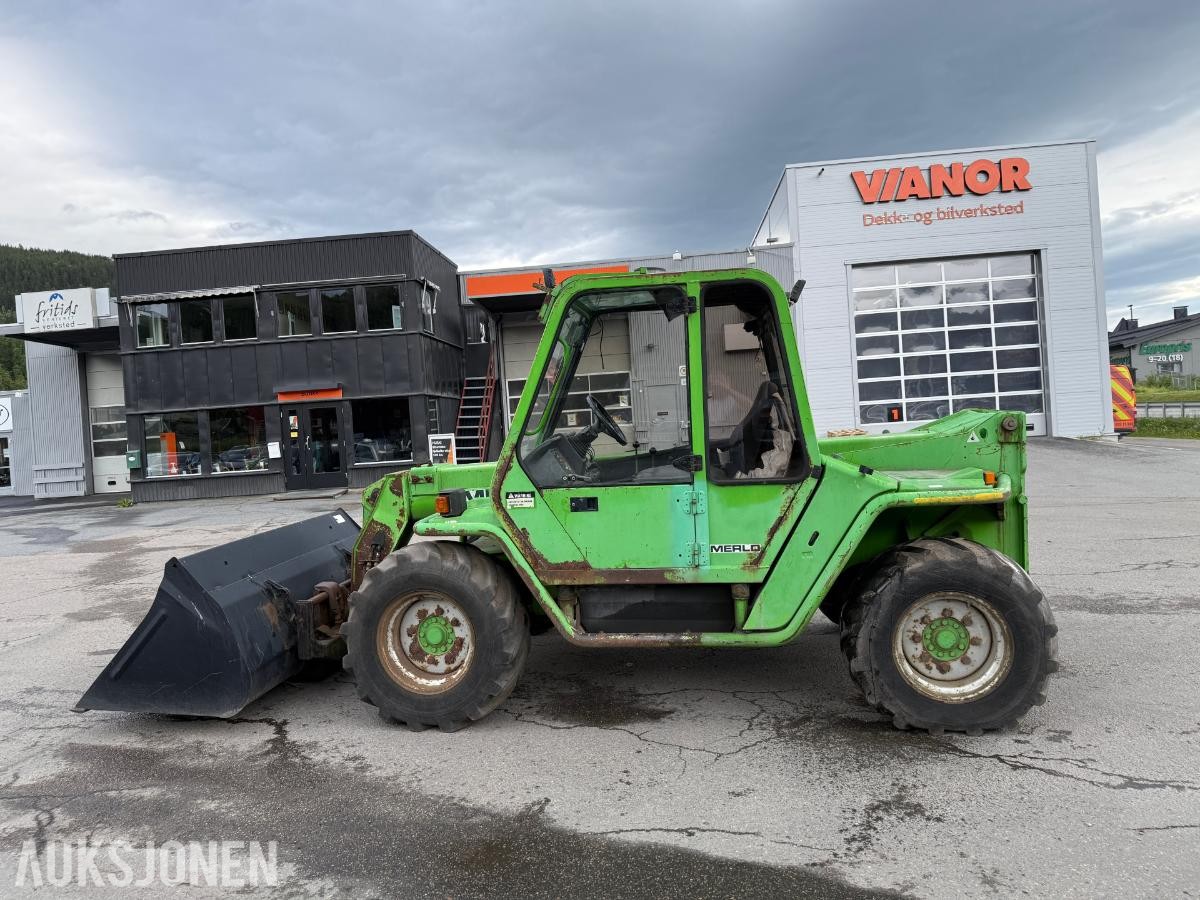 1993 Merlo Teleskoptruck m/skuffe og pallegaffler 4WD